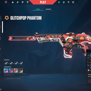🌍EU | 17 Skins | 1 Knives | Velocity Karambit | Glitchpop Phantom🍒 | Reaver Vandal | 3.9K VP Spent - Image 3