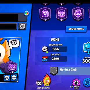 214 SKINS | 37.500 TROPHIES | 92 BRAWLERS | 11 HYPERCHARGE | 13 MAX | 16 PRESTIGE | 8 BUFFIES - Image 6