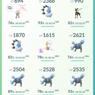 SHINY LEGENDARY KYUREM -2016 YEAR - LEVEL 71 - 247 SHINY - 17 LEGENDARY || 9-10million STARDUST - RENAME AVAILABLE - SAF - Image 7