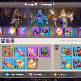 🔥[ COLSE MAX TH-15 ]🔥COSMIC SCENERY || HEROS:85-85-53-64-40 | 11X EPIC FB-RS[24] EB-SB[23] AF[17] MAX DEF-TROPS - Image 7