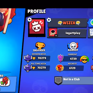 MATCHERINO PIN | 326 SKINS | 70.300 TROPHY | 99 BRAWLERS | 48 HYPERCHARGED | 48 MAXED BRAWLERS | 1 BUFFIES - Image 5