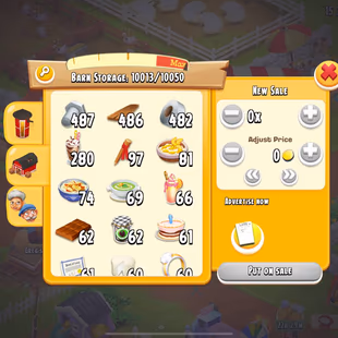 🔥LEVEL 159 💎 DIAMONDS 856 [] BARN 10050 [] SILO 3450 [] VOUCHERS 5875 [] COINS 15.3 M [] MAINLAND UNLOCKED - Image 5