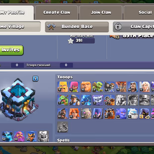 TH 13 PURE MAX | XP 145 | 75-75-50-50-25 | SKINS | 1.5K GEMS | NAME CHANGE AVAILABLE | FULLY ACCESS AND INSTANT DELIVERY - Image 3