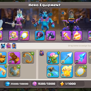 Th17 Almost Max | Hero-100-100-75-50 | Equipment-13-Epic Almost Max | Defence Wall Almost Max | XP- 234 | NC-Yes | BEST - Image 5