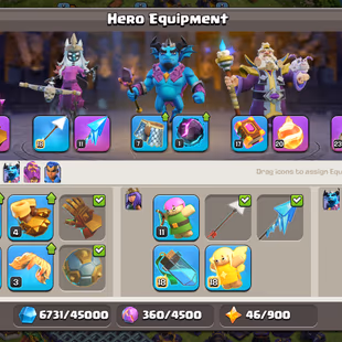 Th15 Almost Max | Hero-80-81-57-32 | Equipment-7-Epic All Good Lvl Up | Wall Max | XP-174 | NC-Yes | BEST-DEAL - Image 5