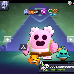 62 brawler | 23000 Trophy | 6 Max Brawler | 3 Haypercharge | 95 skin | 1 prestige| 23k trophy  - Image 2