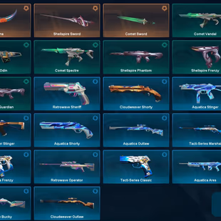 VALORANT | Comet Sword | Catrina | Shellspire Sword | 27 skins | 79 LVL | Warranty | Gift - Image 3