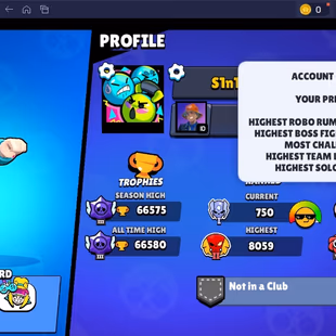 14 TITLES | 311 SKINS | 66.600 TROPHY | 98 BRAWLERS | 27 HYPERCHARGED | 30 MAXED BRAWLERS | 1 BUFFIES - Image 6