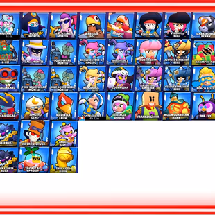 MASTERS 2024 || 41K TROPHIES || 100/100 BRAWLERS || 40 MAX || 36 HYPERCHARGED || 30 BUFFIES || 317 SKINS || INSTANT - Image 6