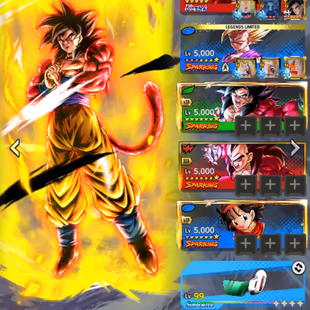 D874-IOS+Android-Meta-9 UL(SS4 Goku+SS4 Vegeta+SS4 Gogeta+Zamasu+SS Goku)+38 Legends+Vip Equi+SS2 Gohan 10 Red Star+Goku - Image 3