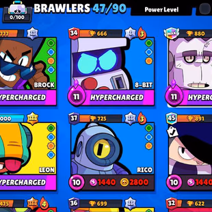 [DG-12] 19K-TROPHIES 47-BRAWLERS 4-HYPERCHARGED 70-SKINS CHEAP INSTANT DELIVERY GUARANTEED - Image 4