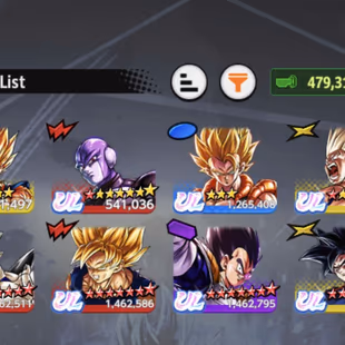 D943-IOS+Android-Nice-8 UL(SS Goku+Goku Uis Full Red Star+Hit+Super Vegito)+55 Legends Good Star+Vip Equipment+Good Team - Image 2