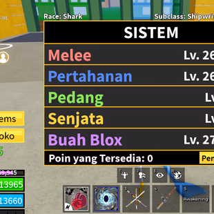 Blox Fruits Account | Lv.2680 | 11x PERMANENT Fruits (Dough, Venom, Spirit, Buddha, Portal) | Shark V4 | Sanguine Art |  - Image 3