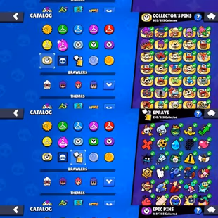 🔥108K HIGHEST TROPHY|🌟FULL MAX ACCOUNT|MYTHIC 1|99 MAX|97 HYPER|19K COINS|430 SKINS|102 RARE|163 EPIC|OLD BRAWL PASSES - Image 5