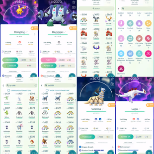 1910 Level 70 Eternatus Rare Shadow Groudon100 Regigigas100 Shiny Dialga Origin Roar of Time Shiny Palkia Origin  - Image 3