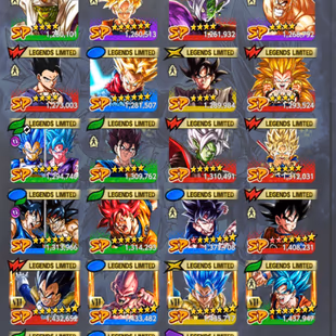 D842-IOS+Android-8 UL(SS4 Vegeta+Cell+SS4 Gogeta+SS2 Gohan+Super Vegito)+55 Legends+Vip Equi+Good Team Future,Fusion - Image 5
