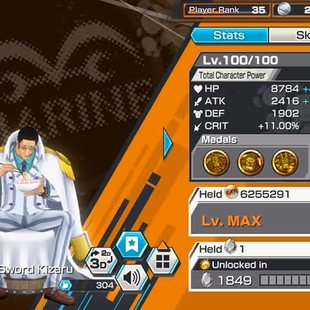 [4122][IOS+ANDROID] 11 EX - 8 Max - Kizaru + Light + Garp + Kuzan + 2 Kaido + S-Snake + Roger + Lucci , Support 161 - Image 4