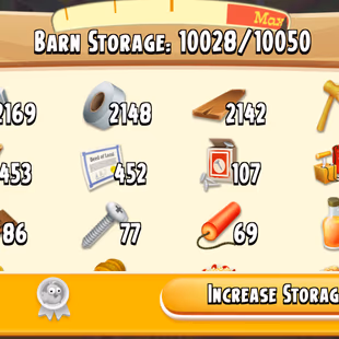 100 level | 10000 Barn Storage | Silo Storage 3000 | 10M Coin | 900 gems | Android & IOS  - Image 3