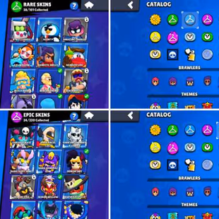 30K Trophies LVL188 | 80/101 Brawlers | 9 Max Brawlers - 3 Hypercharges | 103 Skins | 390 Pins | 222 Icons | 98 Sprays - Image 5