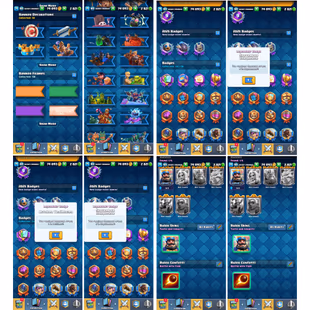 🔥LV 65 - 6 CARD MAX - 11 LV 15 - 72 LV 14🔥 | ARENA 27 | TROPHIES 11060 | 21 EVO | EMOTE 99 | 3X LEG BADGE | GEMS 2821 - Image 5