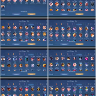 [IOS/ANDROID] CEL LVL 137 | 131 HEROES | 527 SKINS | MEGA 2 | IMMORTAL BEST | COLLAB SKINS | 6 LEGEND INC GRANGER LESLEY - Image 5