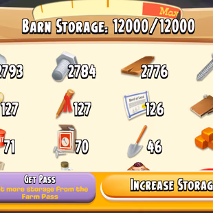 110 Level | 12000 Barn Storage | 3000 Silo Storage | 20 Million Coin | 1000 Gems | Android & IOS - Image 3
