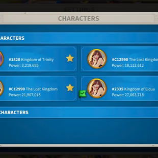 FARM - Global - 4 Characters in 1 - 27M, 21M, 18M, 3M Power - 3 Hall 25 - 1 Hall - 31 PP - Image 1