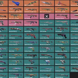 EU - LVL 160 - Unranked - 9 Knifes - 94 Skins(57,725 VP) - Power Fist, RGX 11z Pro Blade, Relic of the Sentinel, Ignit - Image 2