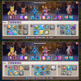 🔥TH-18 NEAR MAX🔥XP-230! 8X EPIC EQUIPMENTS! HEROES:-100-100-71-75-50-6! NICE PETS! FAST DELIVERY - Image 5