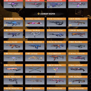 [Level 400] 10 CP Spins | 12 Mythic & 35 Legendary Weapons | 3 Mythic & 5 Leggy Soldier | 6 Max | Gundam | Full Access  - Image 5