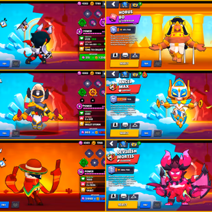 111 skins - 22000 Trophy - Massive XP Level 143 [ 9 Max Brawler ] 29 Epic 37 Super Rare skins - 69 Brawlers -  A895 - Image 1