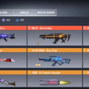 3 Mythic 🔴 Cheapest 🔴 3 Mythic - AK117 | Grim Ending | Lava Remix - Grau | Phantom's Core - 8X Legend Stats - Image 1