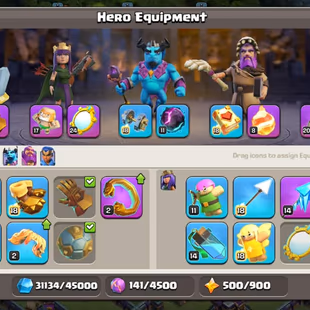 🔥TH15 FULL MAX ACCOUNT🔥| HERO-86-90-44-60-40|9 HIGH LEVEL EPIC| 1567 CWL MADEL |LOTS OF MAGIC ITEM|NC-500 - Image 6