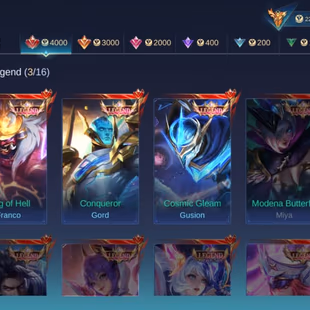 M361|LVL200|132HEROES|668SKIN|MEGACOLLECTORII|3LEGEND|6KOF|3PRIME|2COLLECTOR|ALDOUSM1|14LUCKYBOX|MYTHICS40 - Image 4