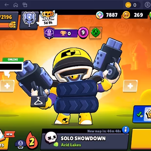 241 SKINS | 72.200 TROPHIES | 99 BRAWLERS | 13 HYPERCHARGE | 21 MAX | 35 PRESTIGE | 4 BUFFIES - Image 2