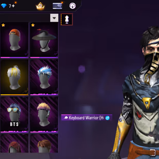 X188|Lvl 59|CONQUEROR TITLE|44 CHARACTER|148 COSTUME(7 MYHTIC)|40 VEHICLE|158 WEAPON(20 MYTHIC)|STORMY ASCER M4A1|MIDNIG - Image 8