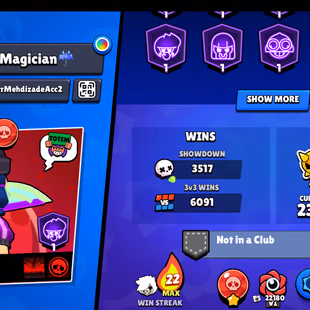 WITCH SHELLY-HEROINE BIBI | 62K TROPHY- 290X SKINS | 100/100 BRAWLER | 30X MAX | 30X HYPER | 58-GEM | 3v3 WINS - Image 4