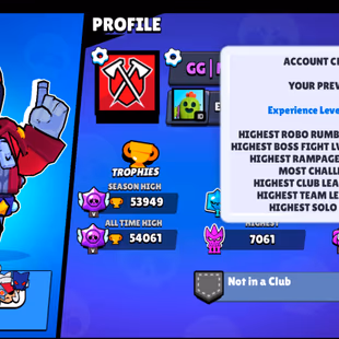 259 SKINS | 54.000 TROPHY | 99 BRAWLERS | 16 HYPERCHARGED | 21 MAXED BRAWLERS | 14 BUFFIES - Image 6