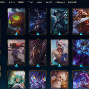 SEVER [ LAS ] - 204 LVL  - BRONZE II  - 177 SKINS - FULL CHAMP [ 6310 BE - 134 RP ] - FULL ACCESS - Image 8