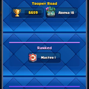 ARENA 18 [] TROPHY:6658 [] EMOTES:26 [] XP:38 [] CARDS:118 - Image 1