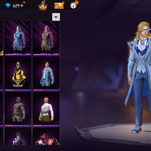 X271|Lvl 48|20 CHARACTER|67 COSTUME|GALAXIS SPORTS CAR|114 WEAPON(4 EVO+19 MYTHIC)|M1887 Conqueror Lvl 3|Scar Megalodon  - Image 5