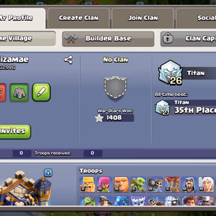 ❗[ PREMIUM TH-18 ]❗QUEEN: 85 || FIREBALL [26] || S.BALL [23] || NICE EQUIPMENT - TROOPS - HEROS || FAST DELIVERY  - Image 2