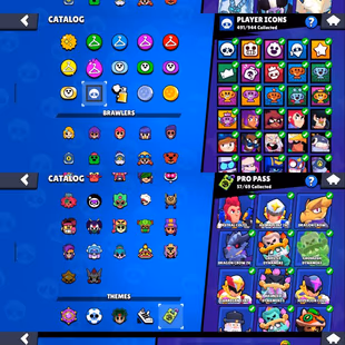 Trophy 75k [Legandary Hit]💎Brawler 100x💎Max 44x [] Hyper 38x [] Total Skin 355x [] Profile icones 491x [] Billing 7k - Image 8