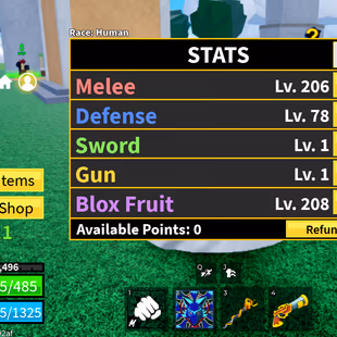 Lvl 164 Blox Fruits Starter Acc | PERM KITSUNE & PERM DOUGH | Coat Accessory | Human V1 - Image 4