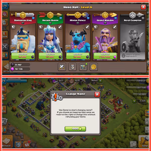 🌟TH -12 SEMI MAX🌟174 XP | MAGIC ITEMS  | MAXED DEFENSE - HERO'S 57-64-33-32 | RENAME | QUICK DELIVERY - Image 5