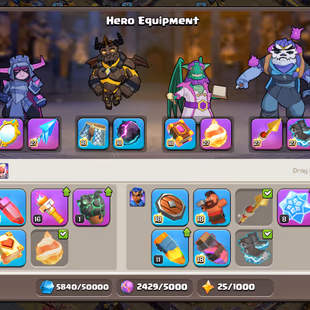 🔥RAREST MASH A RAMA FULL SET🔥| 6 HERO MAX [TH18 MAX] DEF MAX | GUARDIANS MAX | EPIC HIGH | 3x RARE MAP | RENAME AVAIL - Image 8