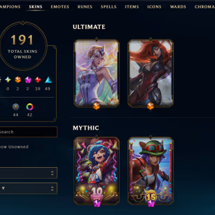 SEVER [ TR ] - 445 LVL  - GOLD IV FELX - 191 SKINS - FULL CHAMP [ 153226 BE - 28 RP ] - FULL ACCESS - Image 4