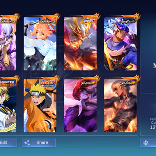 [IOS/ANDROID] CEL LVL 112 | 132 HEROES | 546 SKINS | MEGA 2 | HIGH WR | LEGEND - NEOBEAST - KOF - NARUTO - HXH -ASPIRANT - Image 2