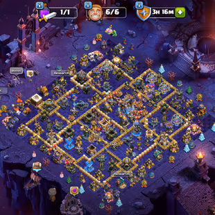 🔥Scenery Account🔥 || Th18 || High Epic Equipment || Heroes 82-93-53-56-39-2 || 6 Builders || Nc Available - Image 1