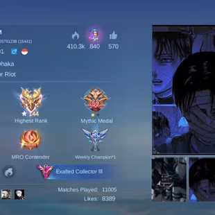 HYPER BASED PREMIUM ACCOUNT|| LEVEL 91|| EXALTED 3 || LEGEND 1|GRAND 9 | - Image 3